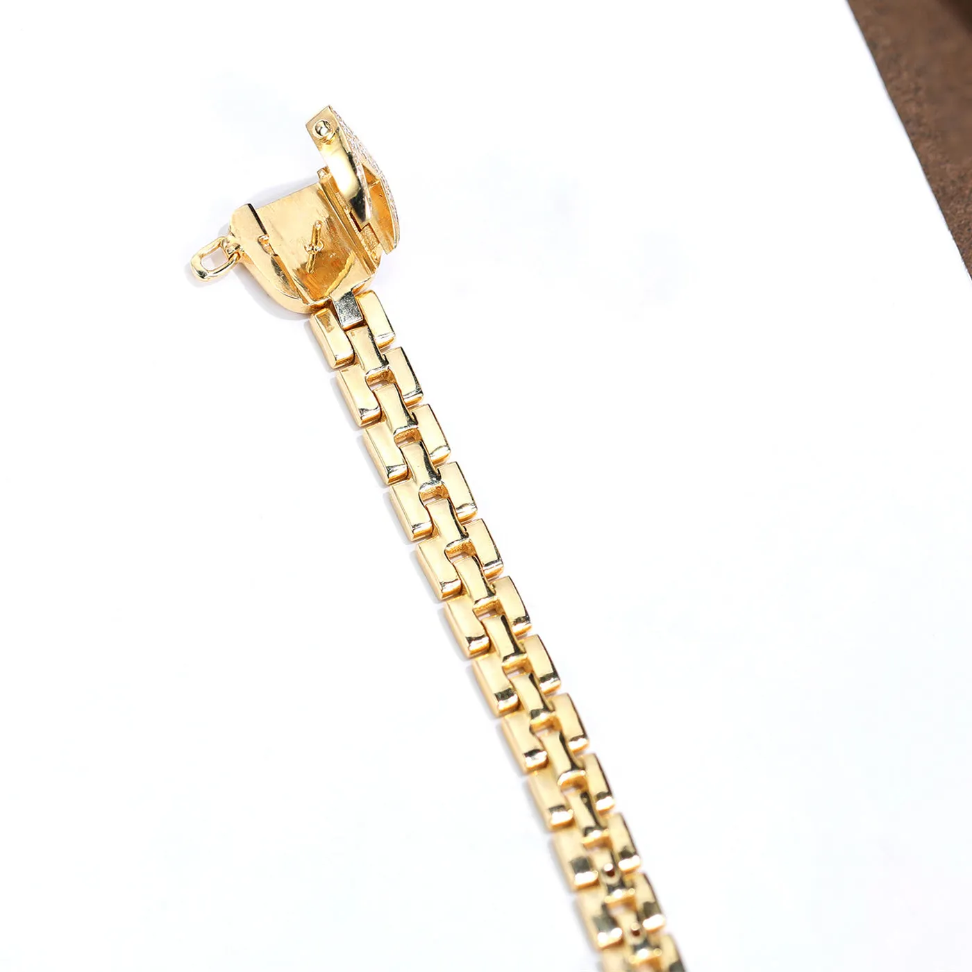 Diamond Adjustable Buckle Belt Ring
