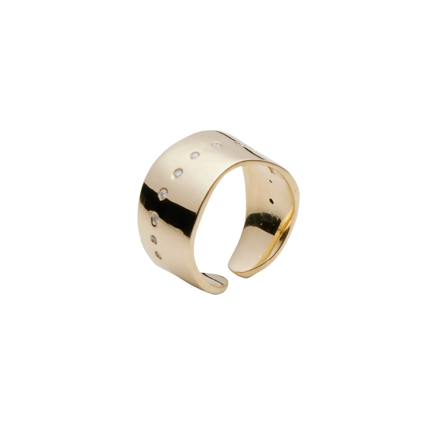 Diamond Mars Ring - Gold