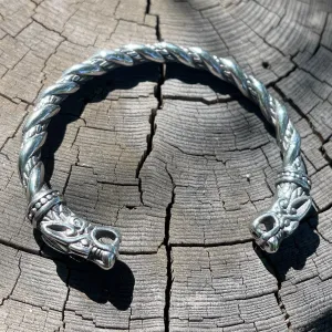 'Draco' The Steel Dragon Cuff Bracelet (item#885)