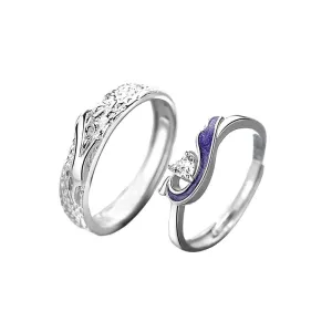 Dragon & Phoenix Dancing Matching Rings