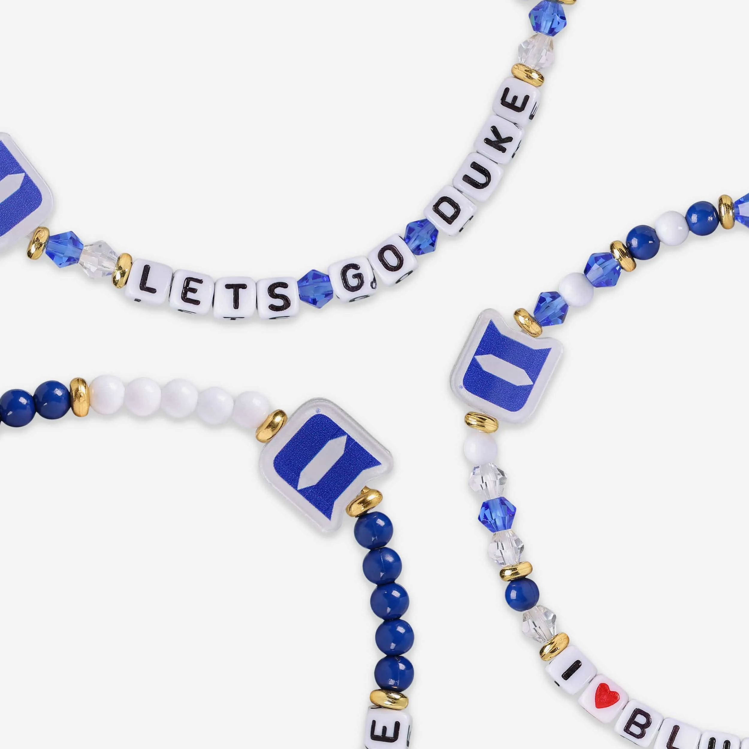 Duke Blue Devils 3 Pack Friendship Bracelet