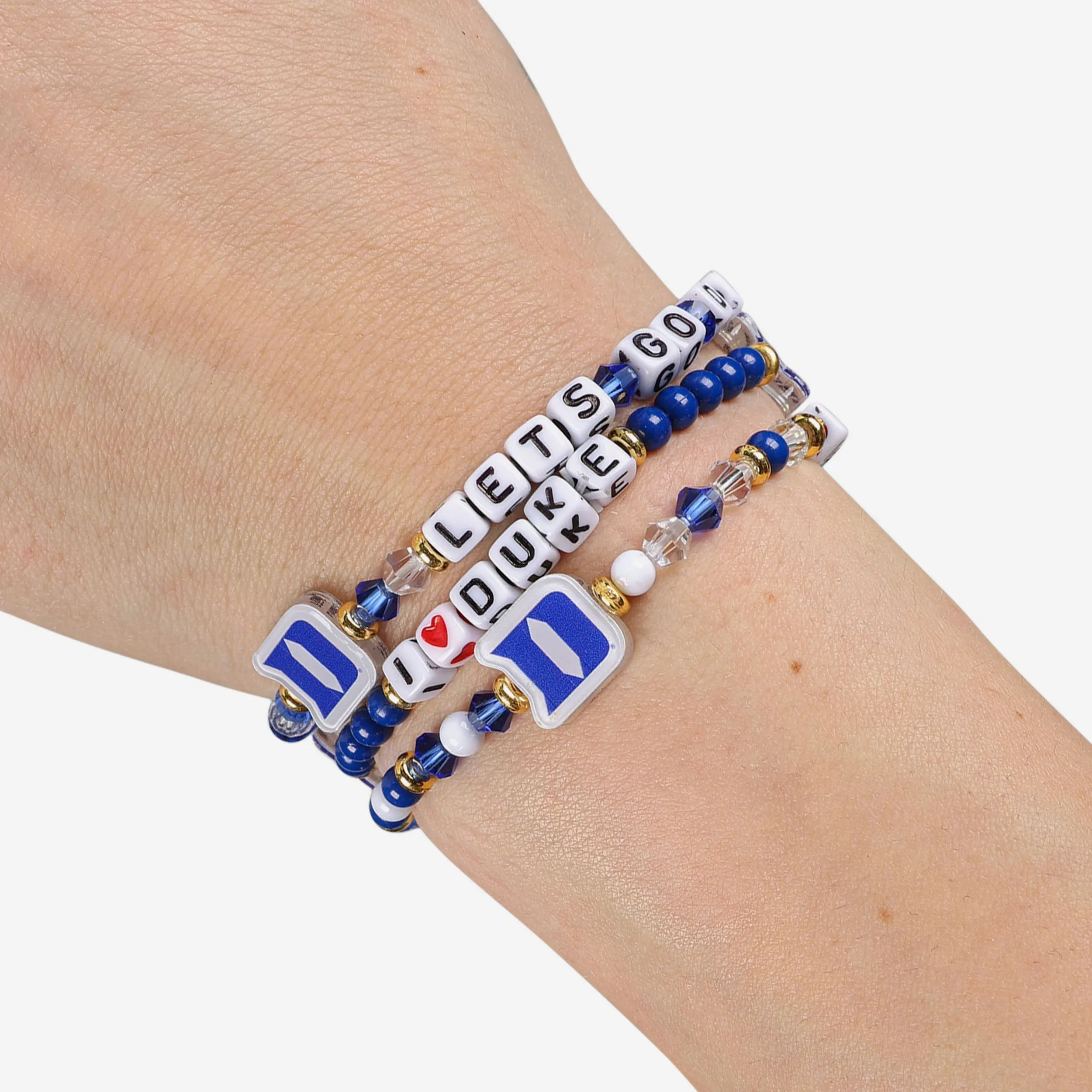 Duke Blue Devils 3 Pack Friendship Bracelet