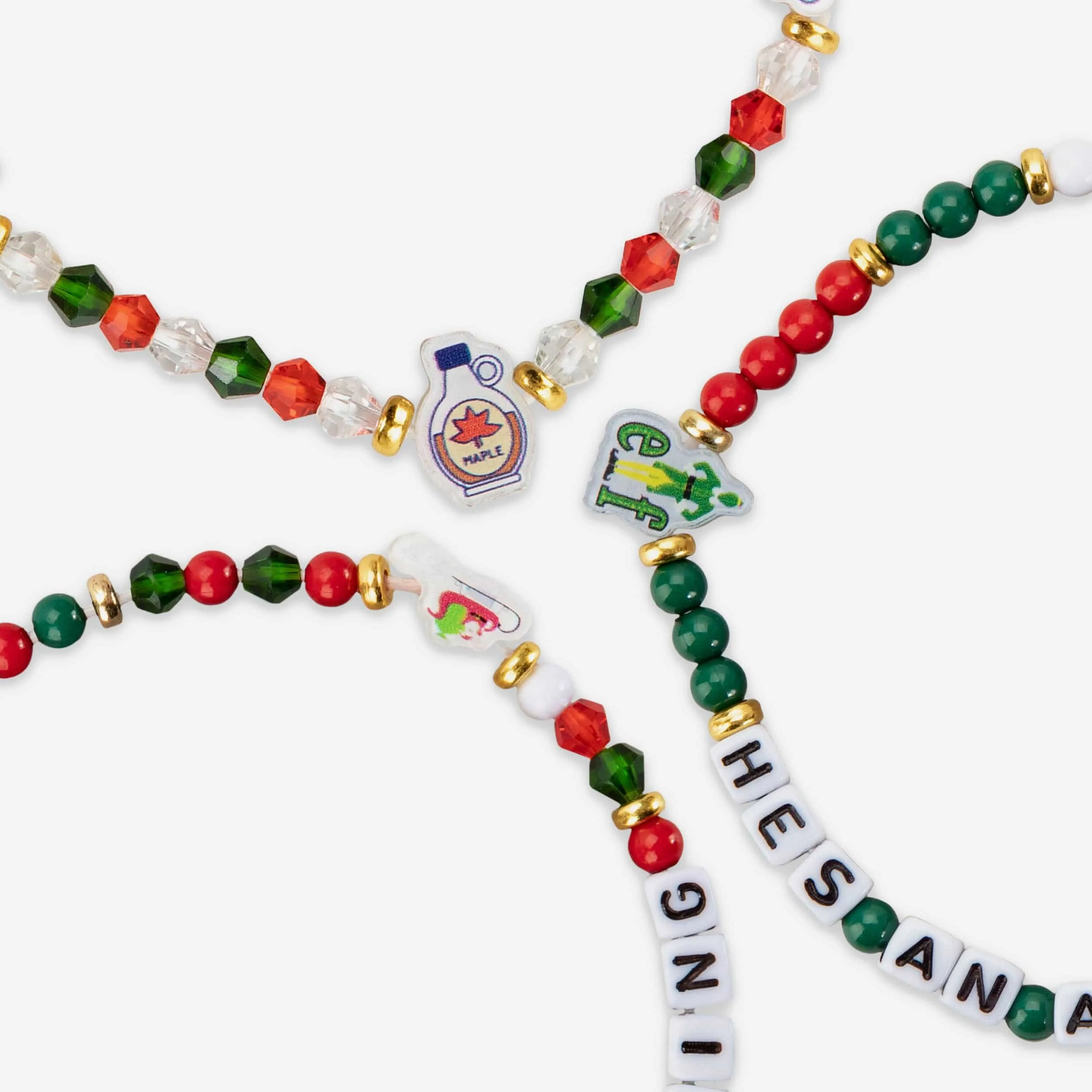 Elf Food Groups 3 Pack Friendship Bracelet