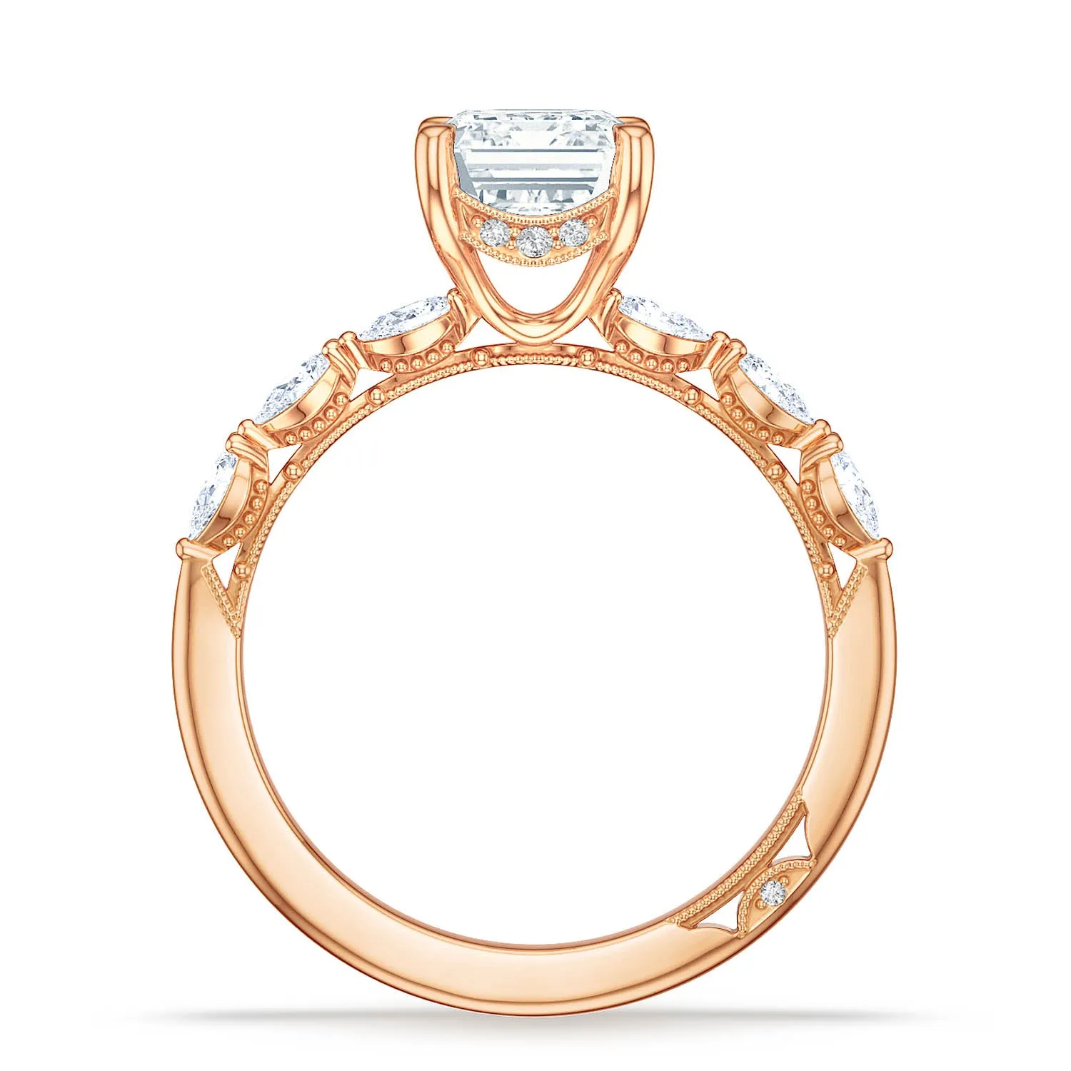 Emerald Solitaire Engagement Ring
