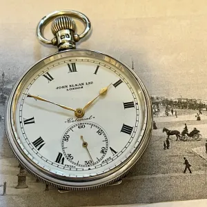 ENGLISH SILVER POCKET WATCH