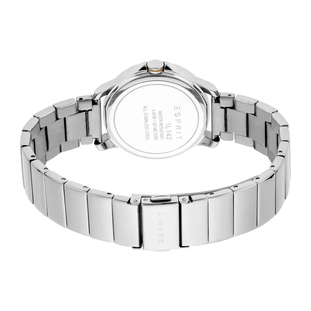 Esprit Ladies Stainless Steel Watch With Mother Of PearlÂ Dial