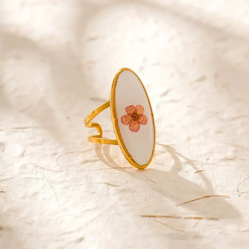 eternal flower series adjustable ring JLTR0542
