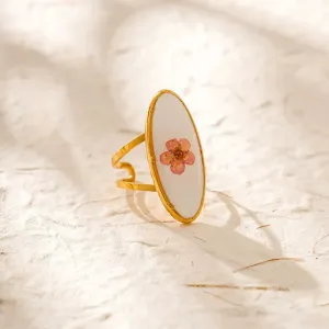 eternal flower series adjustable ring JLTR0542