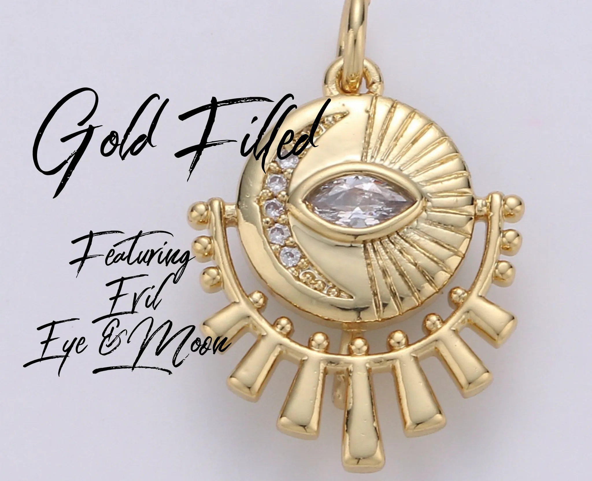EVIL EYE GOLD FILLED NECKLACE