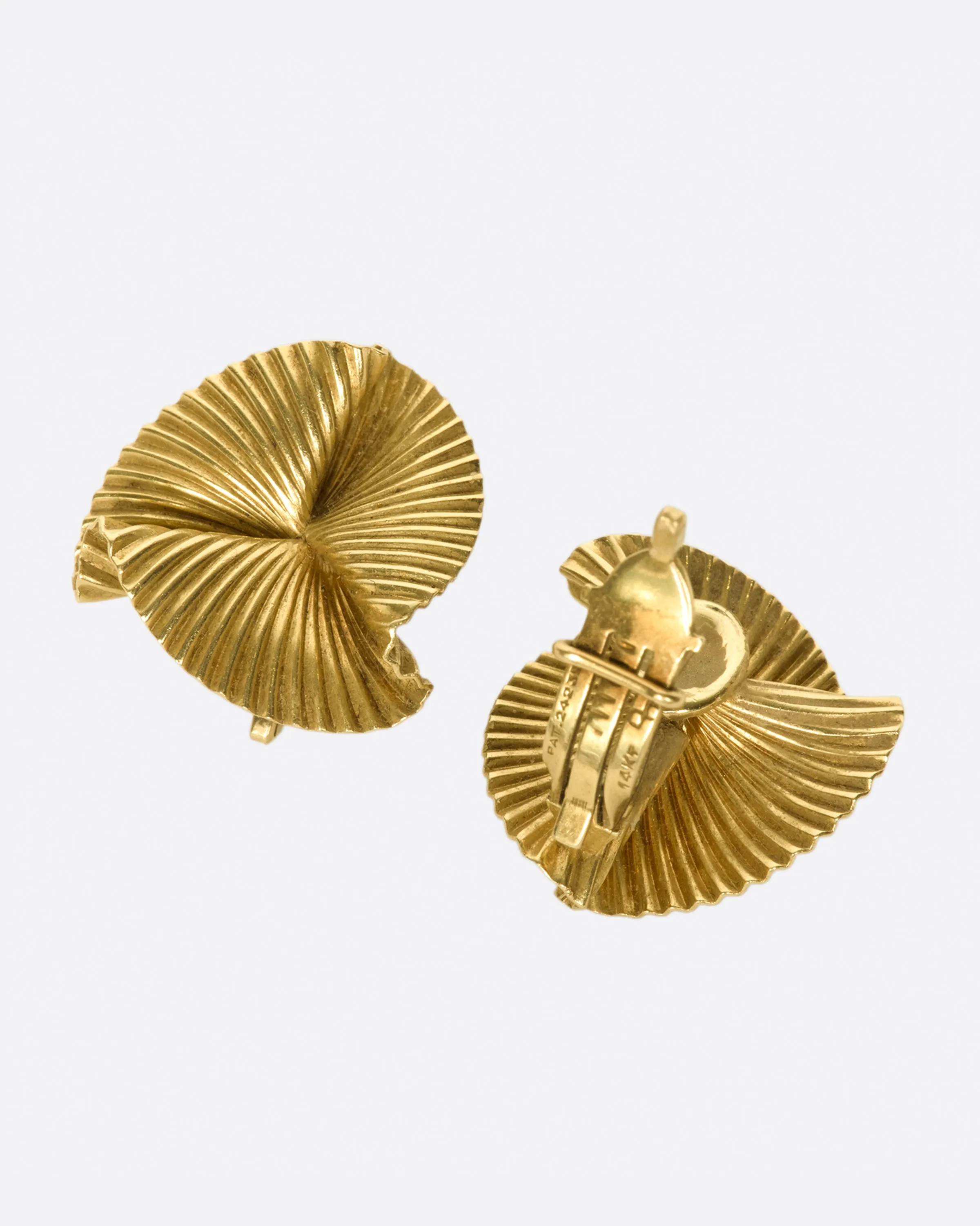Fan Clip-On Earrings