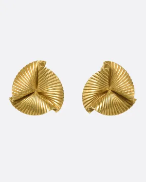 Fan Clip-On Earrings