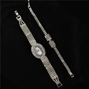 Fashion 2 PC Rhienstone Watches