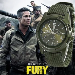Fashion Men Waches Nylon Band Watches Military Watches
