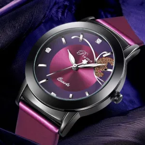 Fashion Women Butterfly Watches