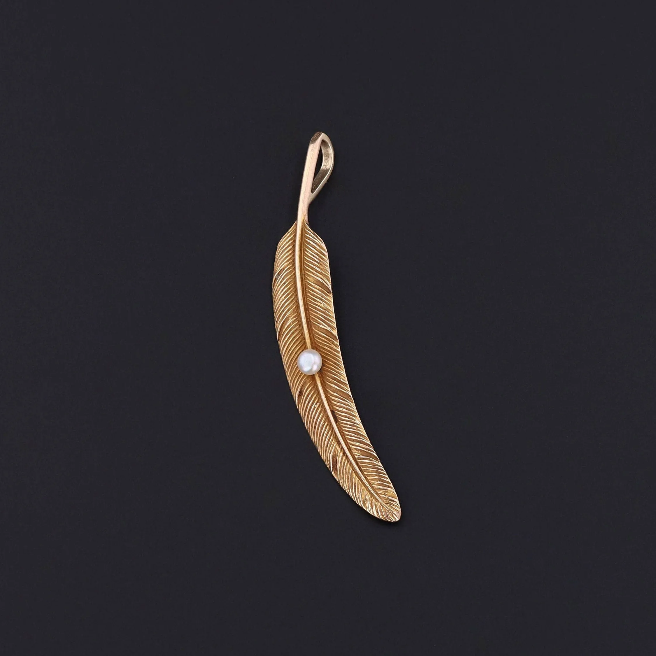 Feather Pendant | Antique Pendant
