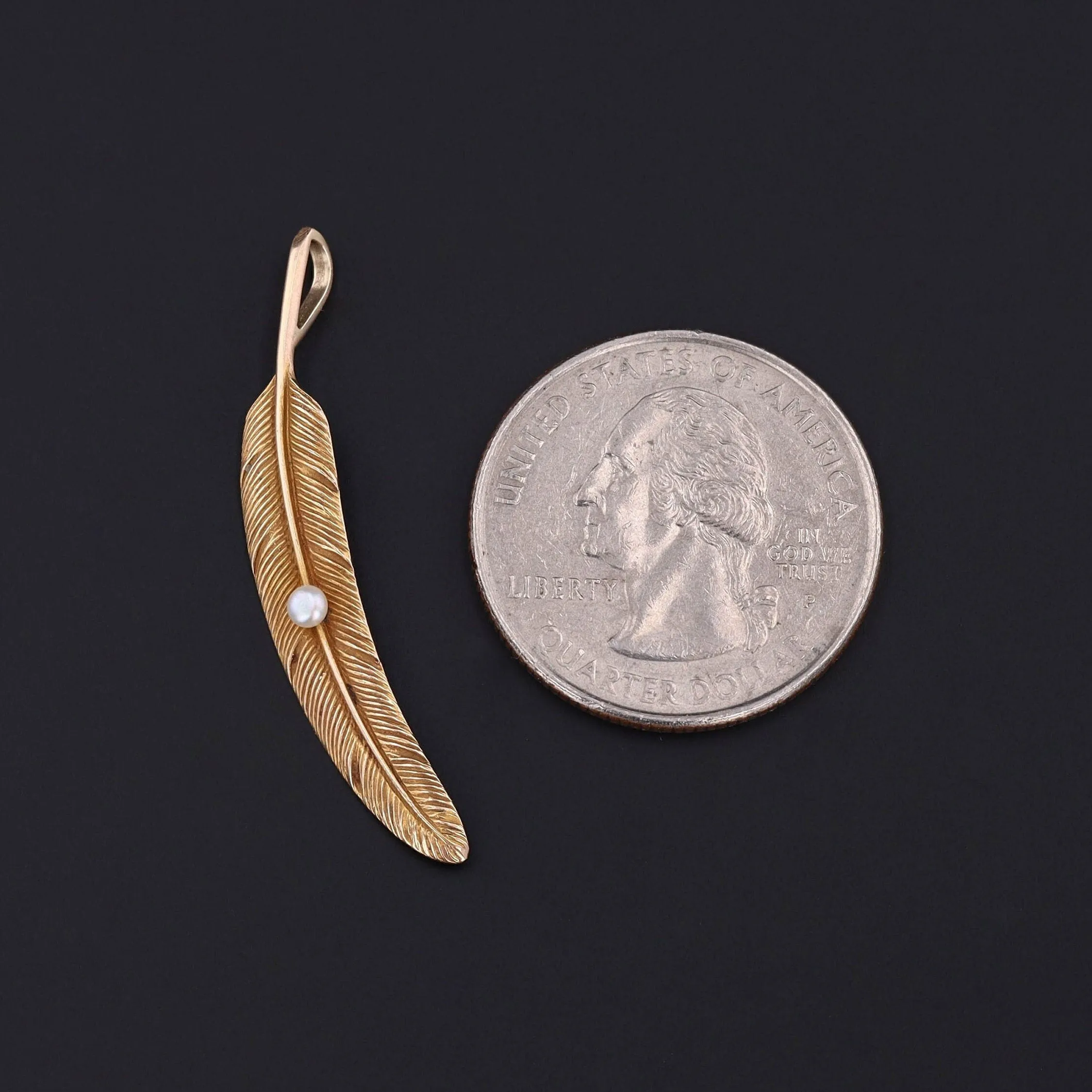 Feather Pendant | Antique Pendant