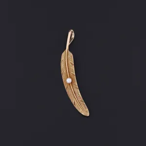 Feather Pendant | Antique Pendant