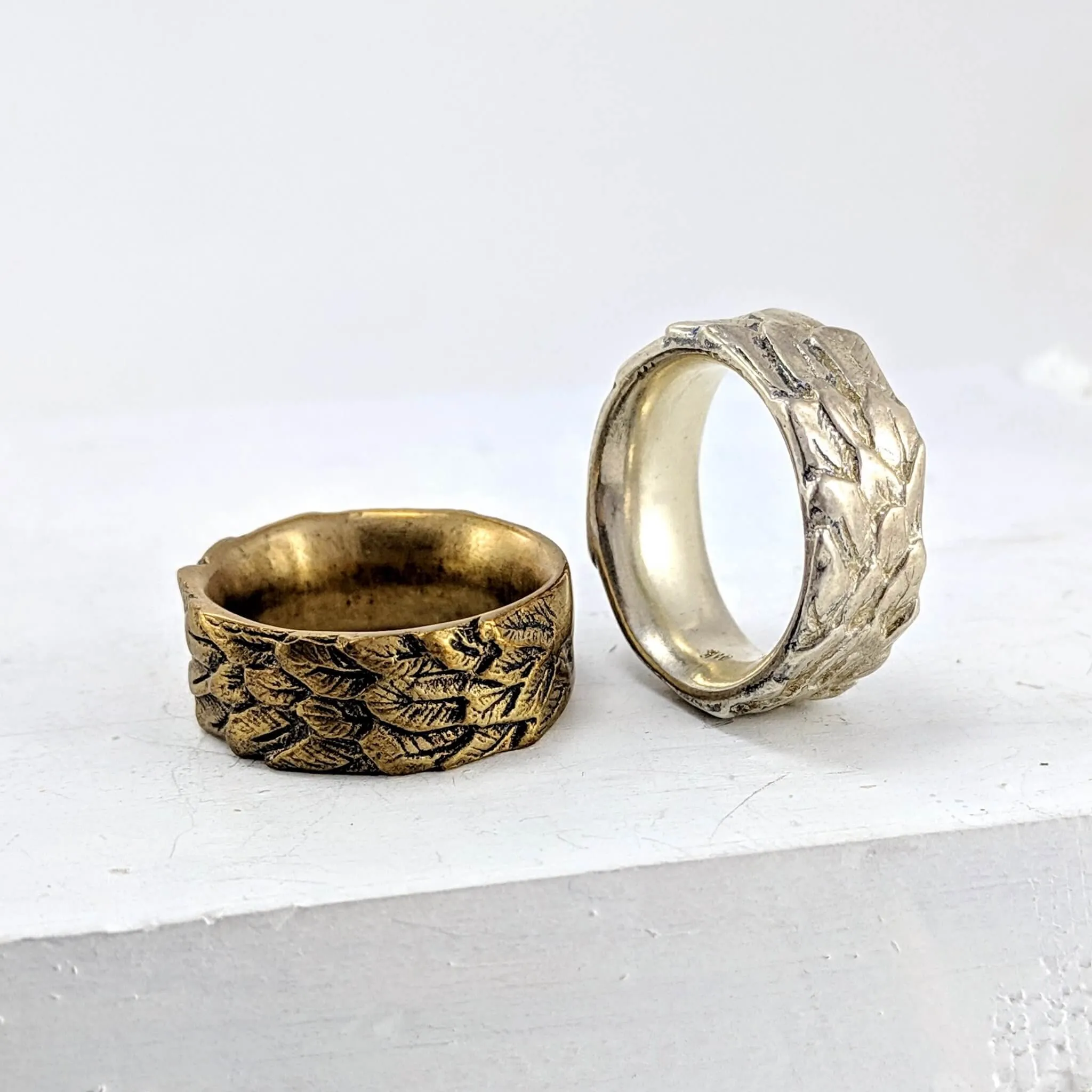 Feather Ring - Bronze