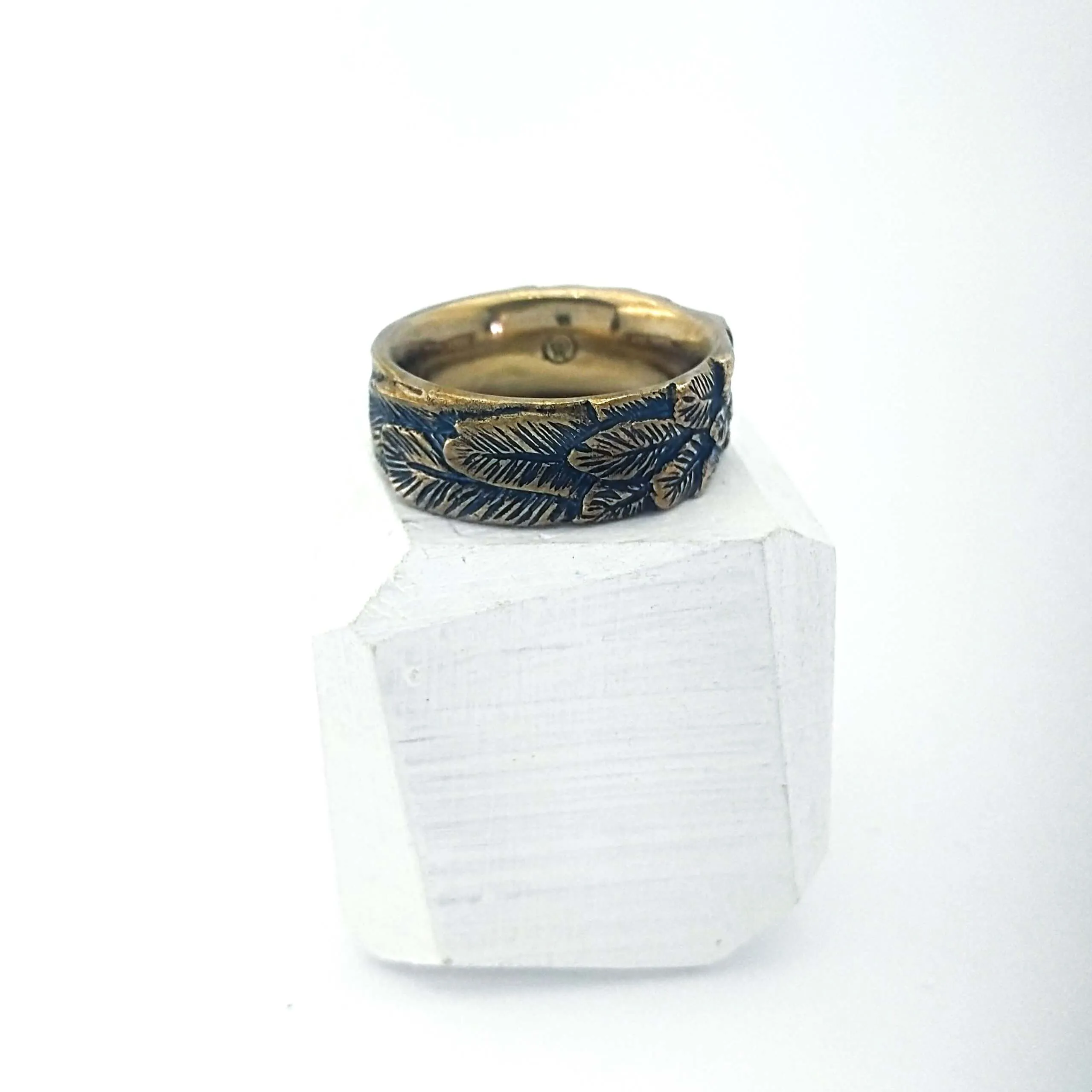 Feather Ring - Bronze