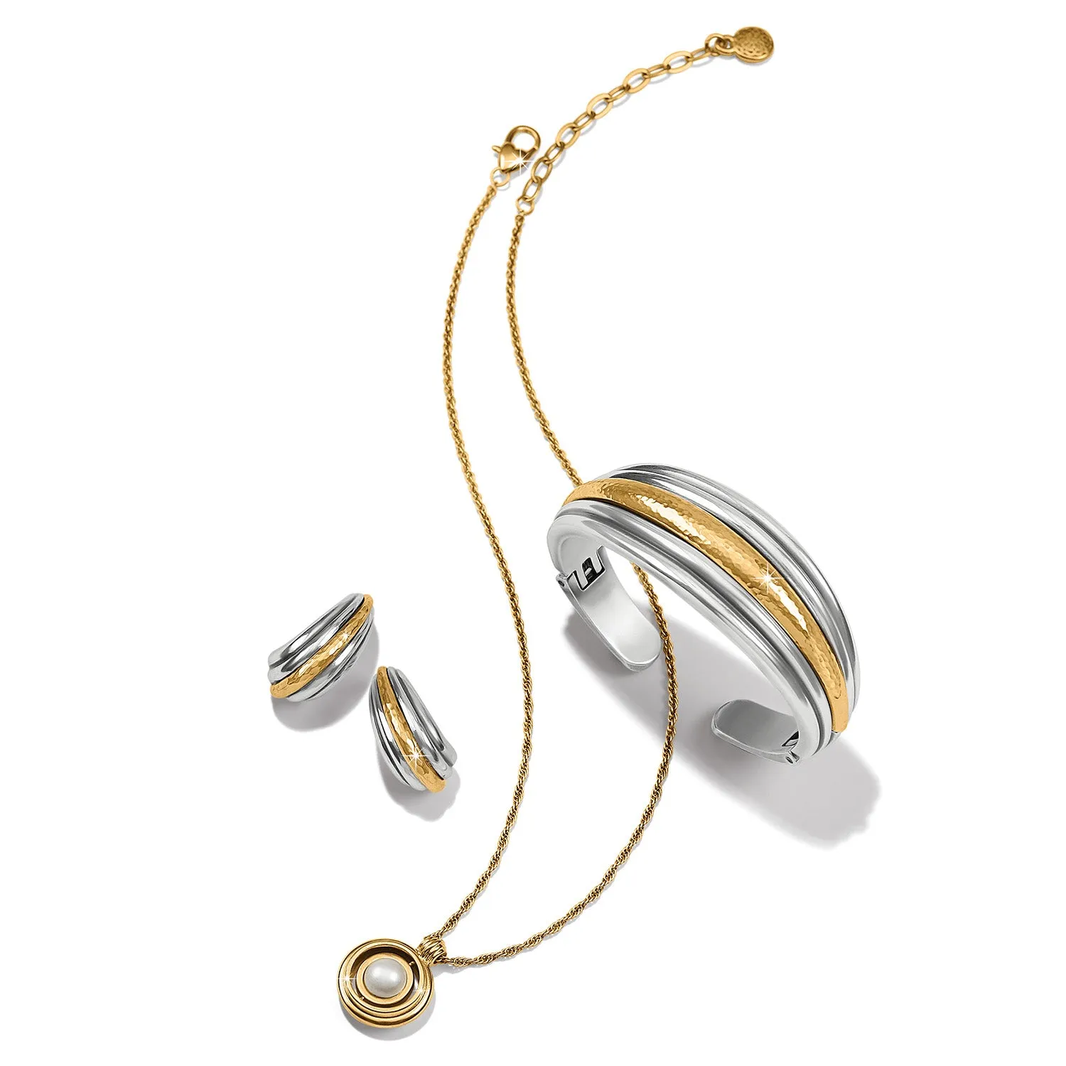 Ferrara Deco Large Hoop Earrings - JA0119