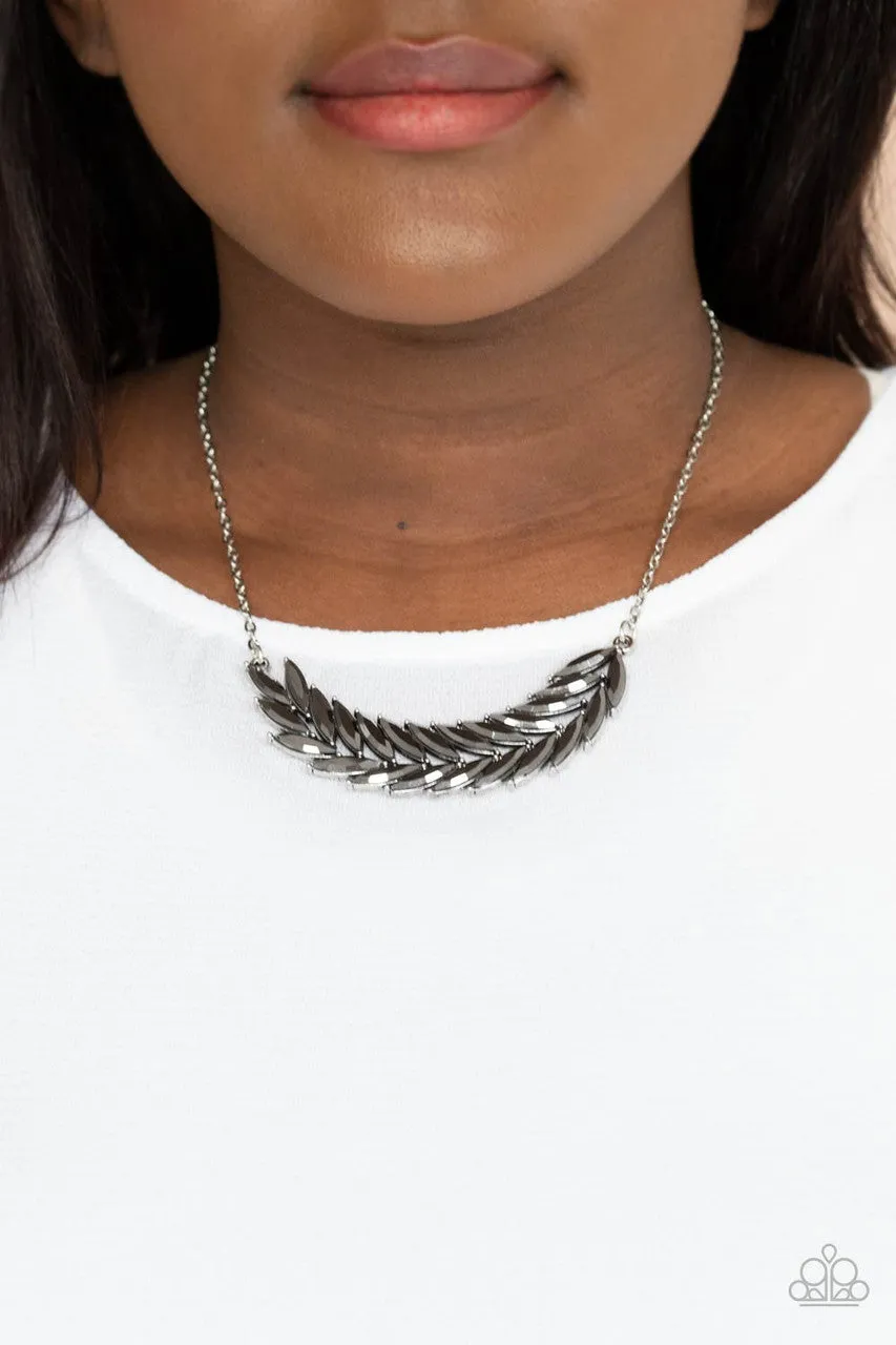 Flight of FANCINESS Silver Paparazzi Necklace