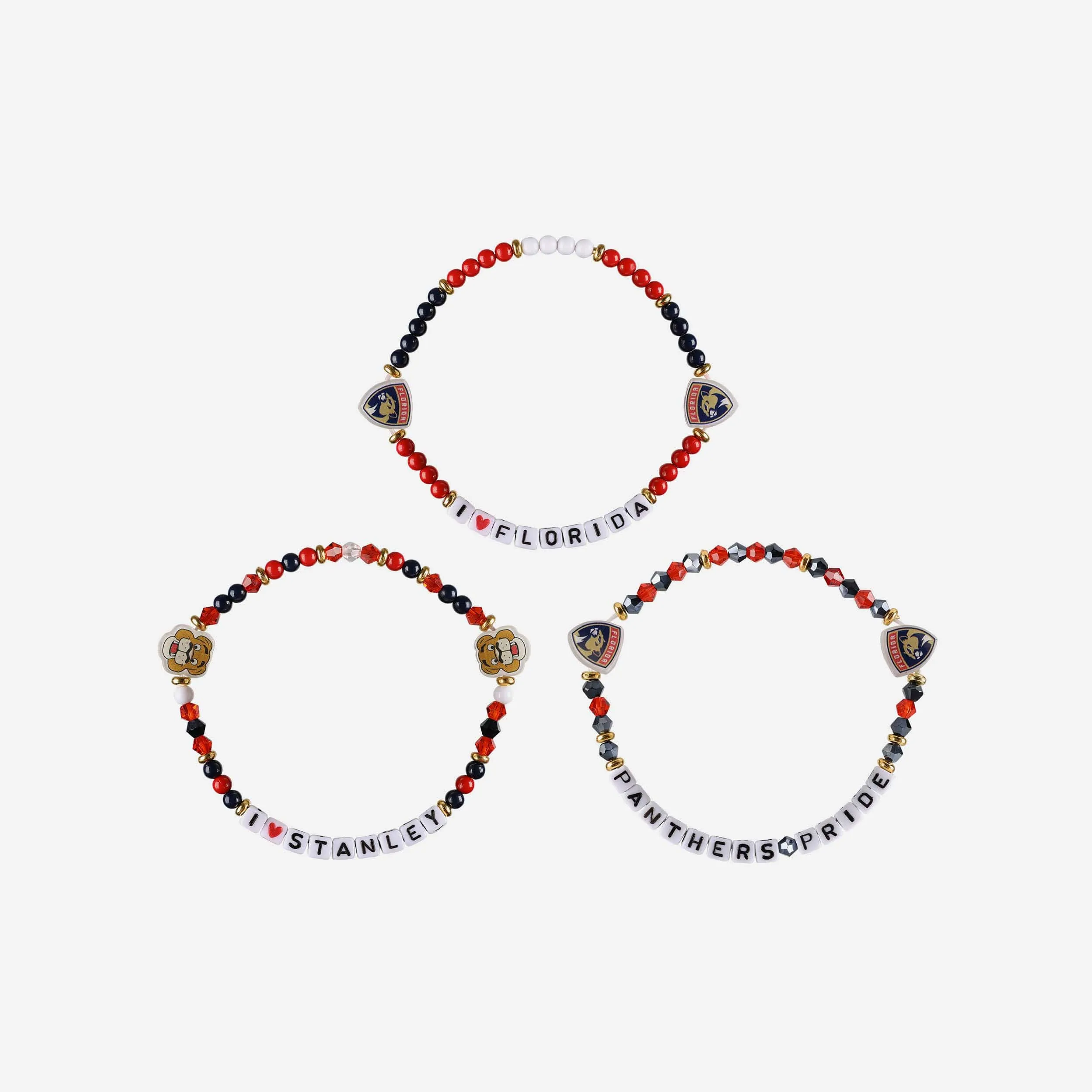 Florida Panthers 3 Pack Friendship Bracelet