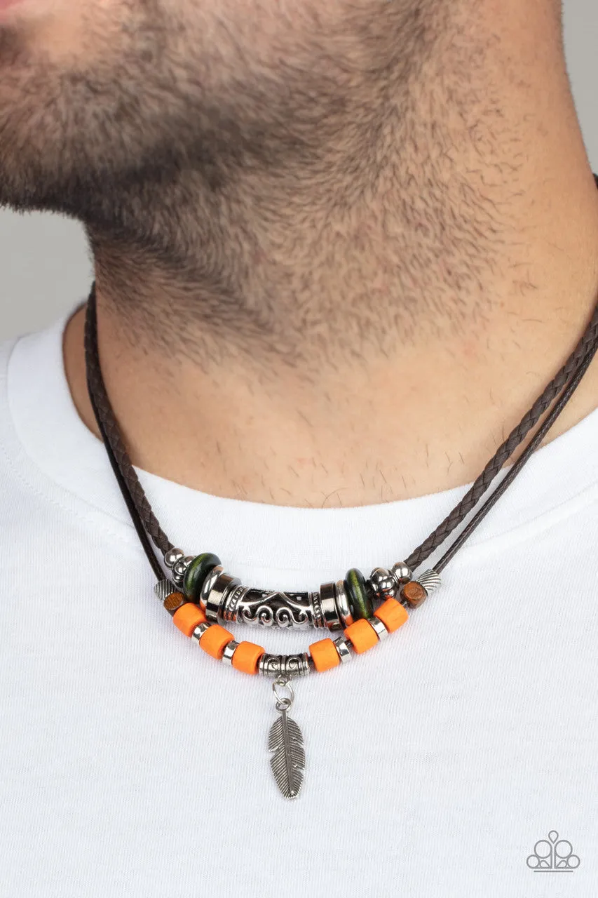 Fly Away HOMESPUN Multi Paparazzi Necklace