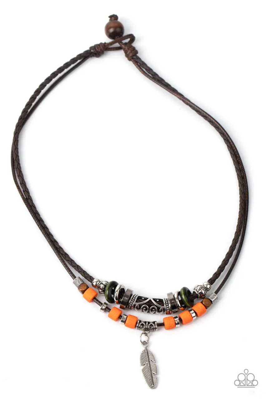 Fly Away HOMESPUN Multi Paparazzi Necklace