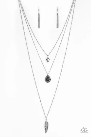 Fly the Coop Black Paparazzi Necklace