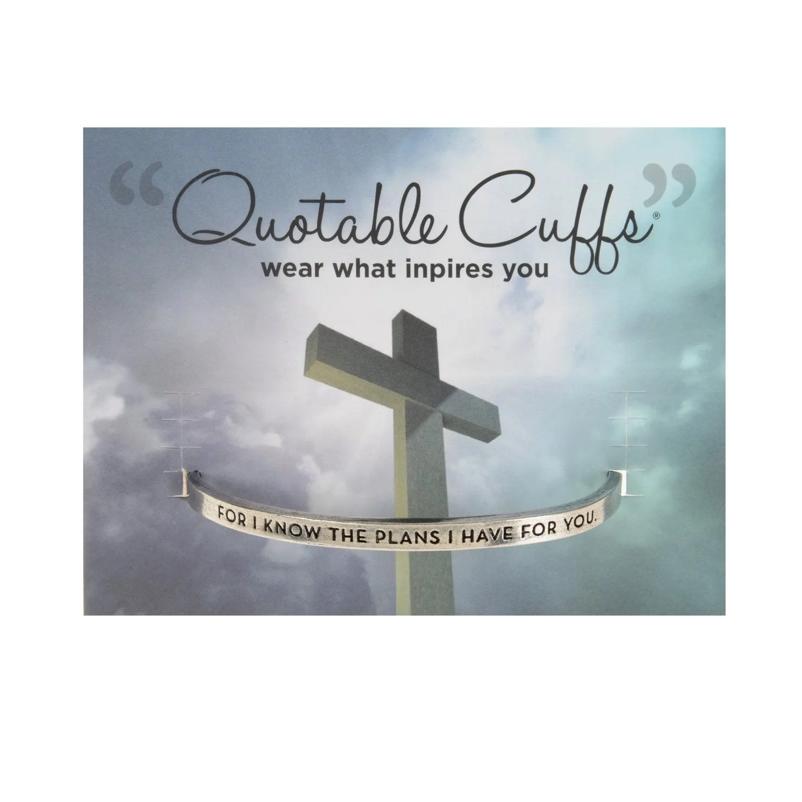 For I Know the Plans I Have for You Cuff Bracelet Jeremiah 29:11