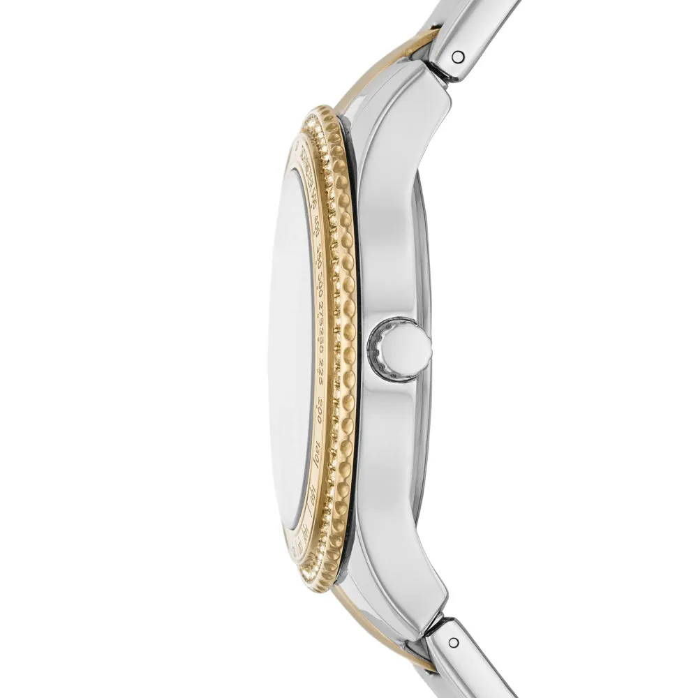 Fossil Stella Sport Multifunction Two-Tone Stainless Steel Ladies Watch