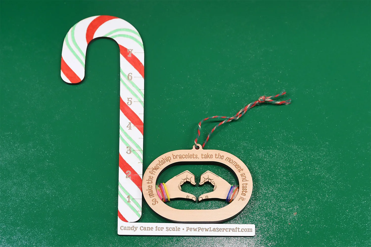 Friendship Bracelet Bestie Ornament - Taylor Swift