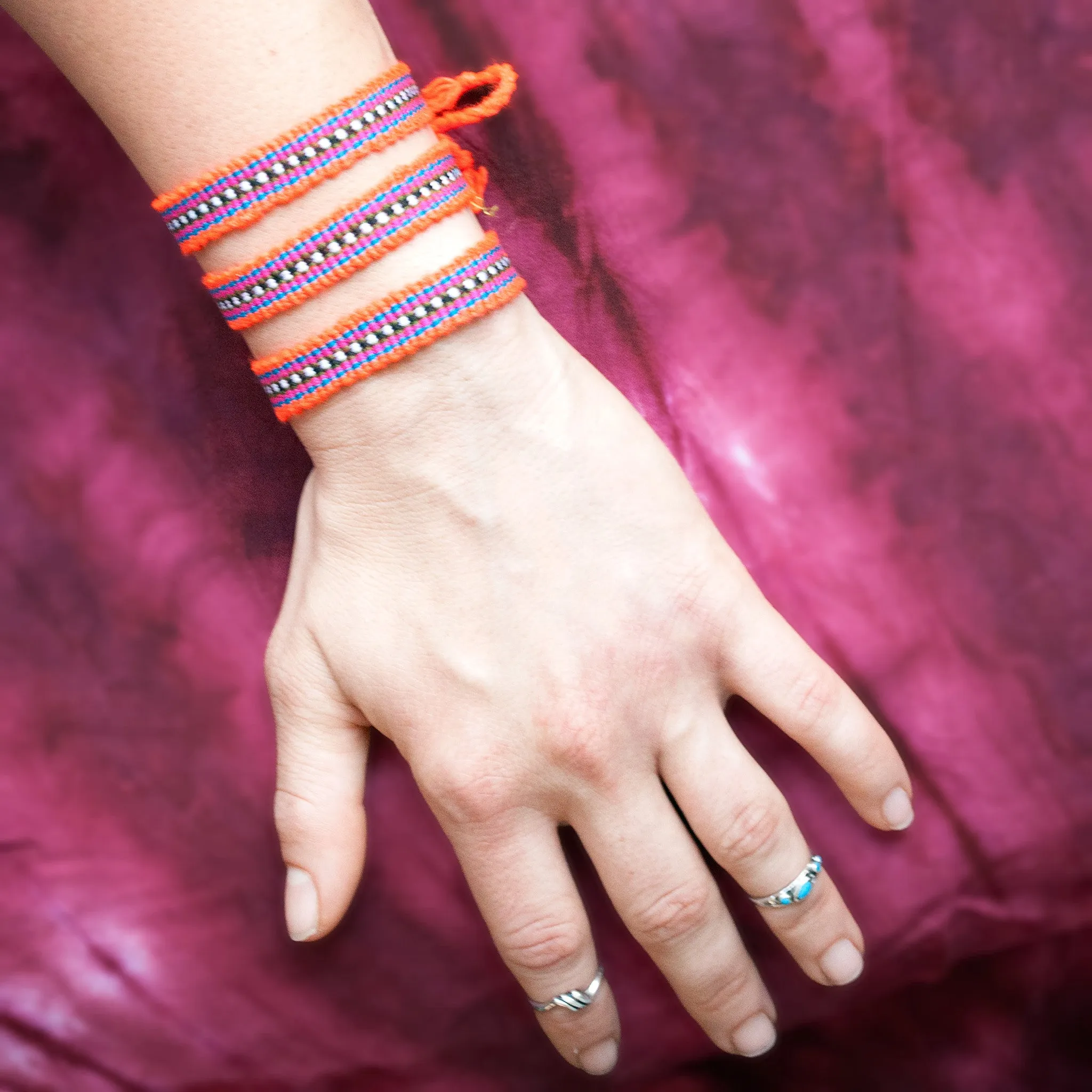 Friendship Bracelet Pack: Orange