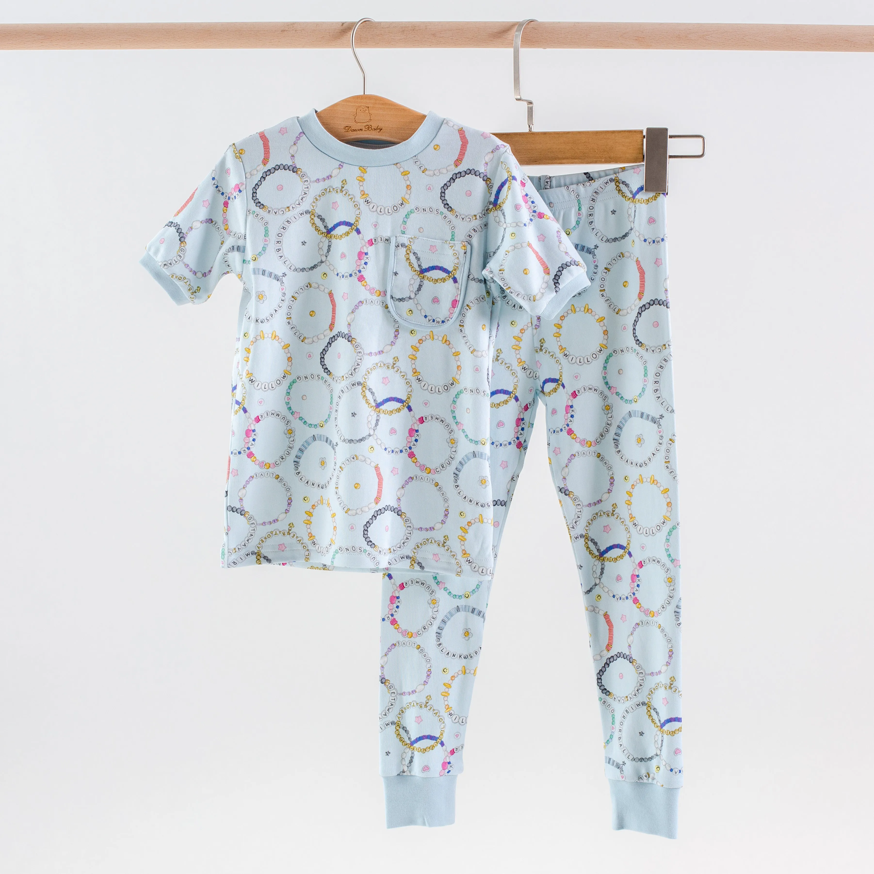 Friendship Bracelets Organic Cotton Kids Pajamas