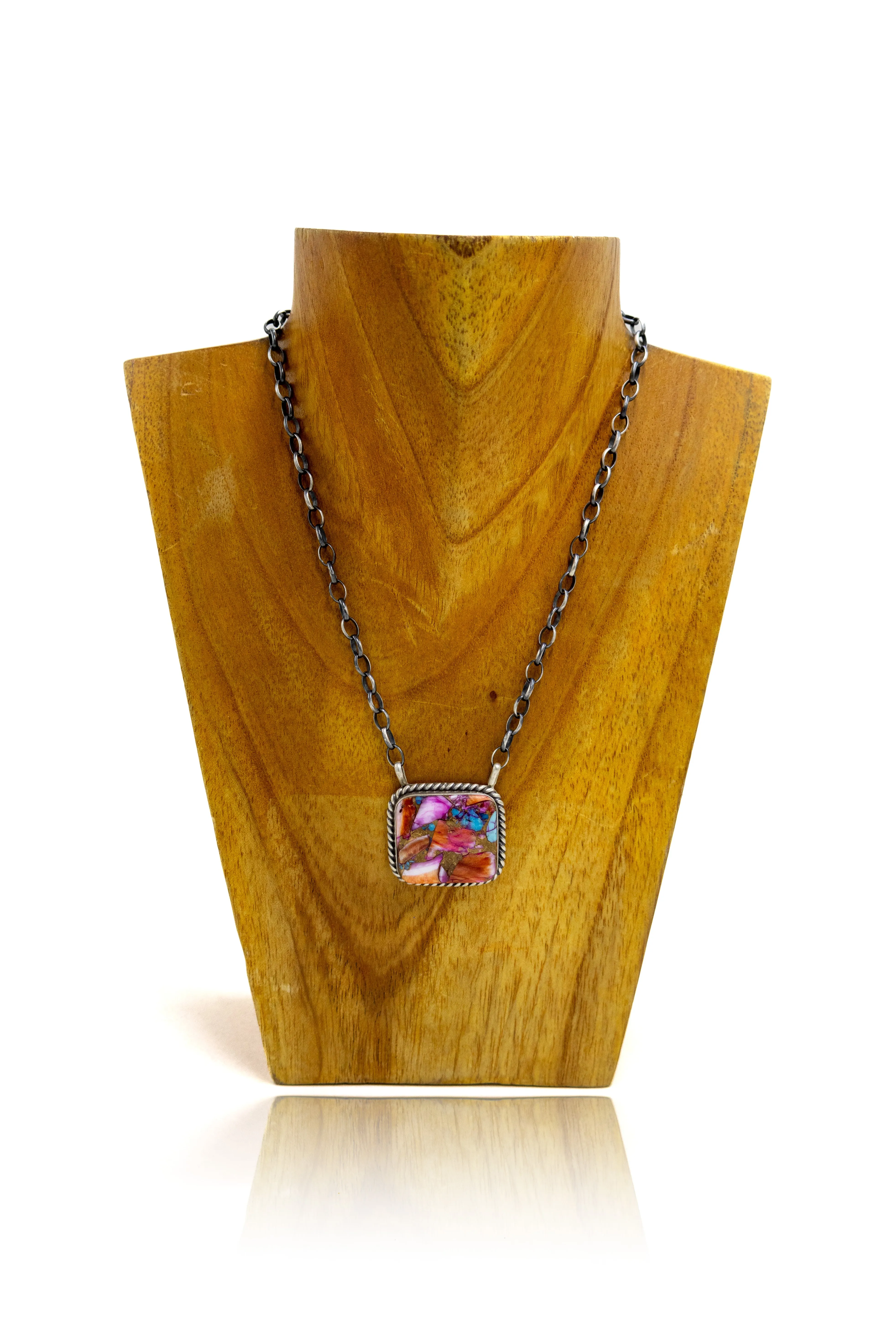 Gale Necklace -  Orange Dahlia