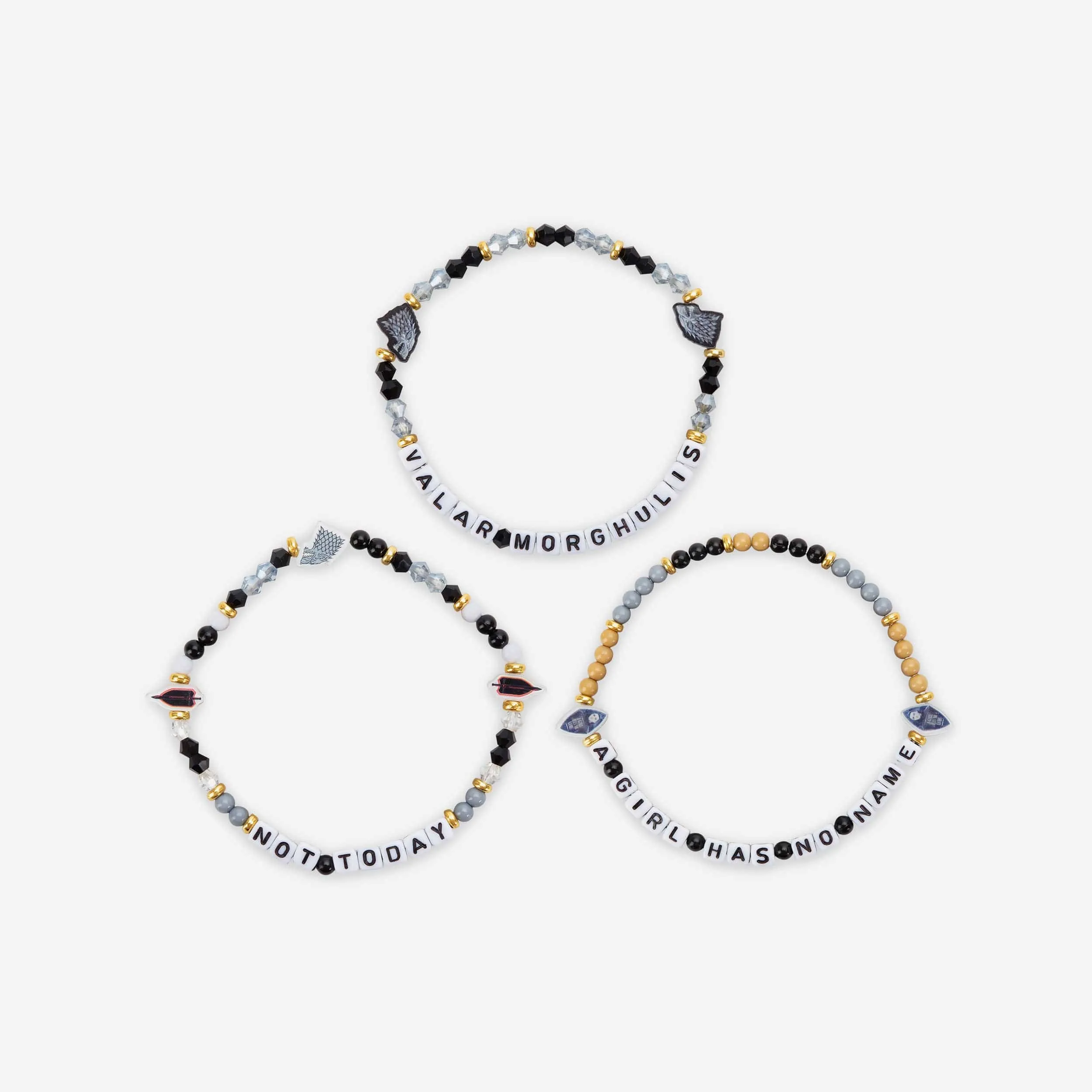 Game of Thrones™ Arya Stark 3 Pack Friendship Bracelet