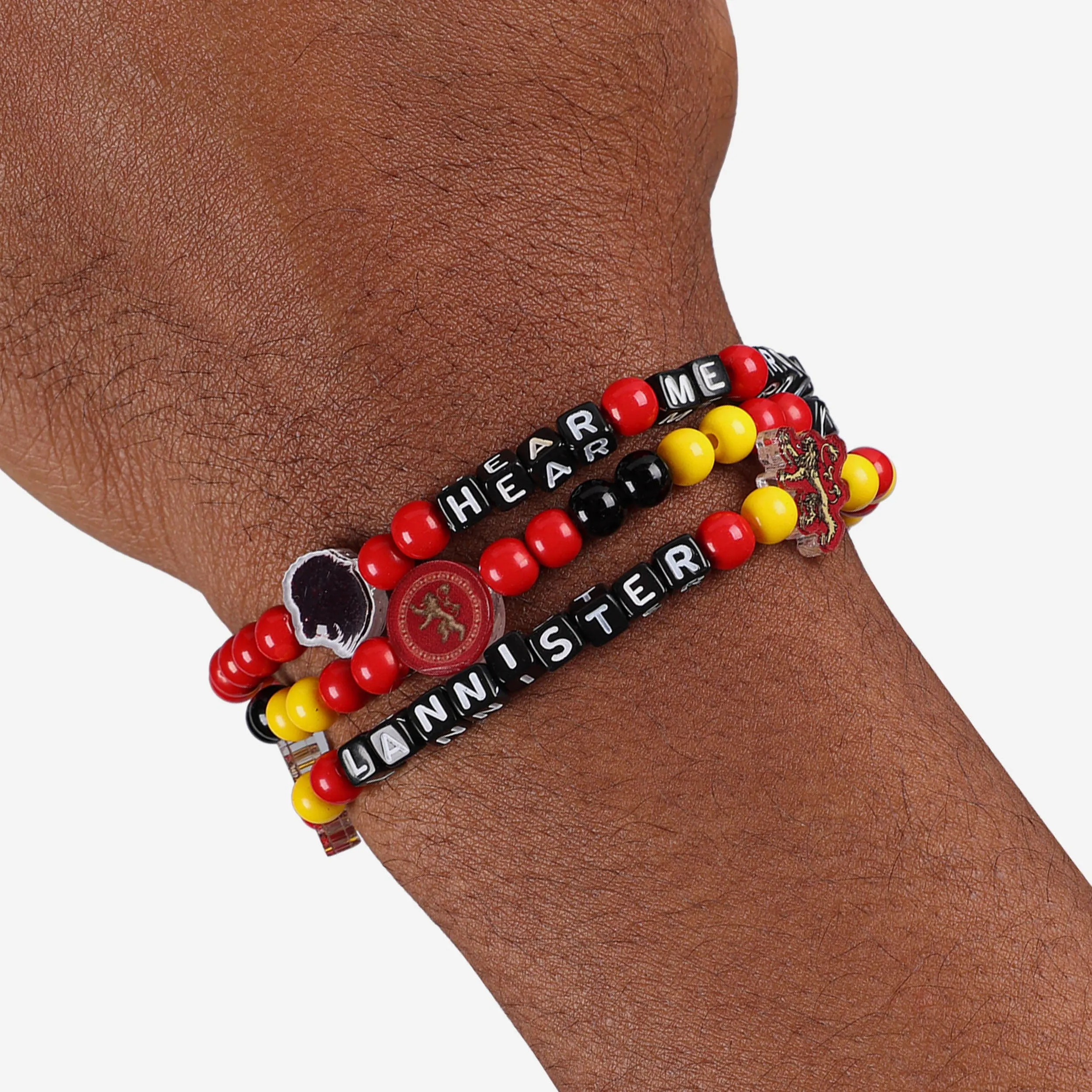 Game of Thrones™ House Lannister 3 Pack Beaded Friendship Bracelet