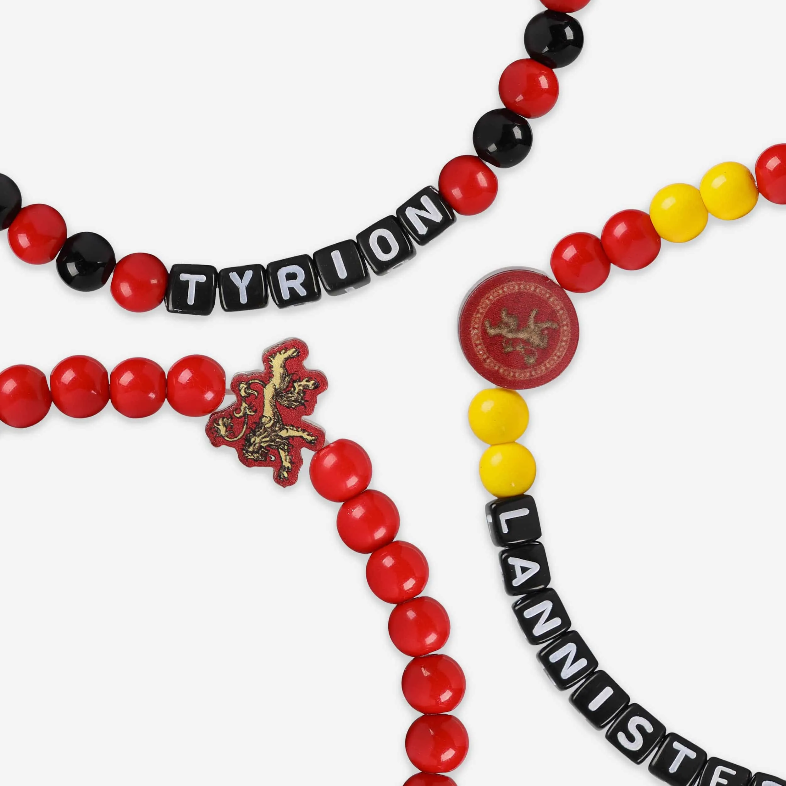 Game of Thrones™ House Lannister Motto 3 Pack Beaded Friendship Bracelet