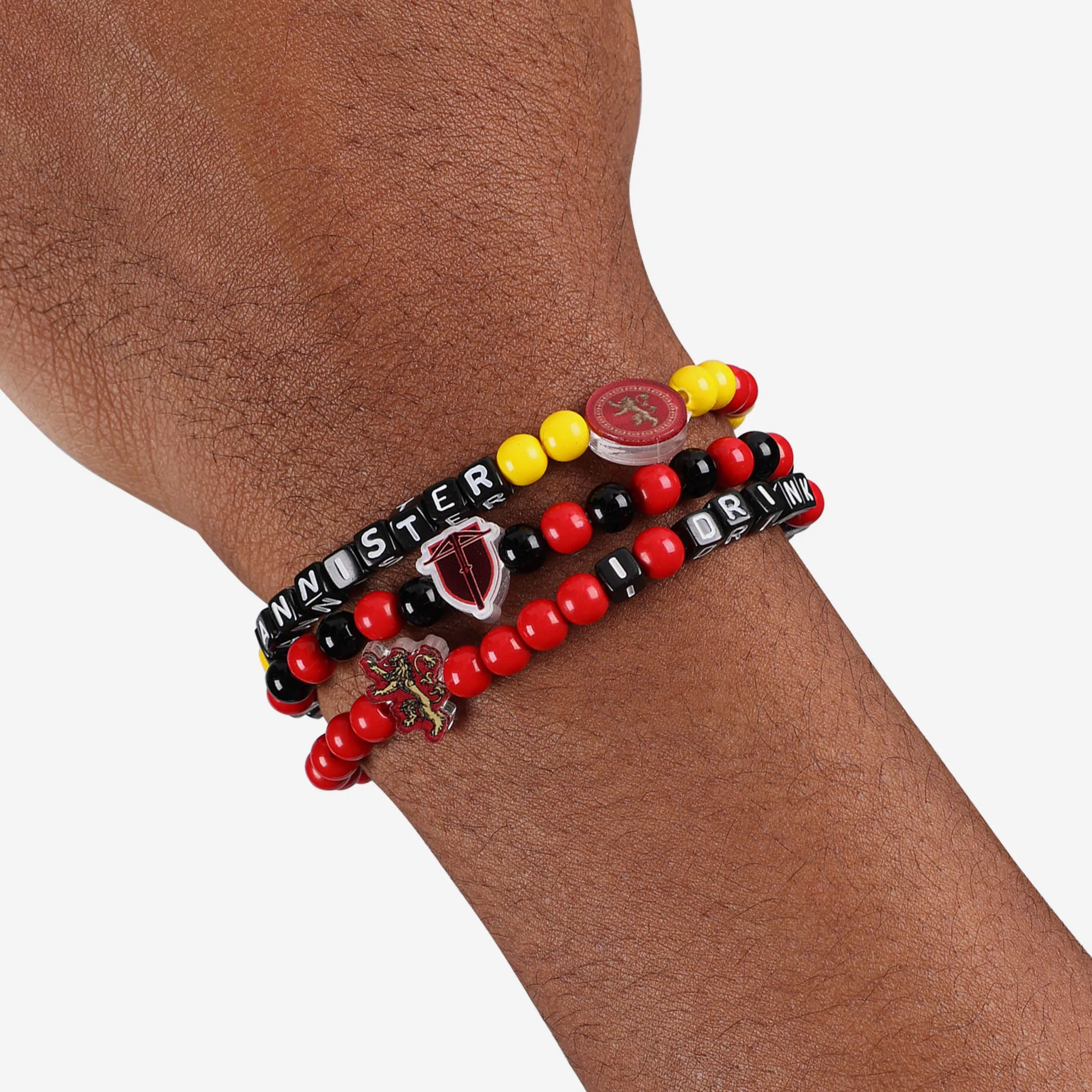 Game of Thrones™ House Lannister Motto 3 Pack Beaded Friendship Bracelet