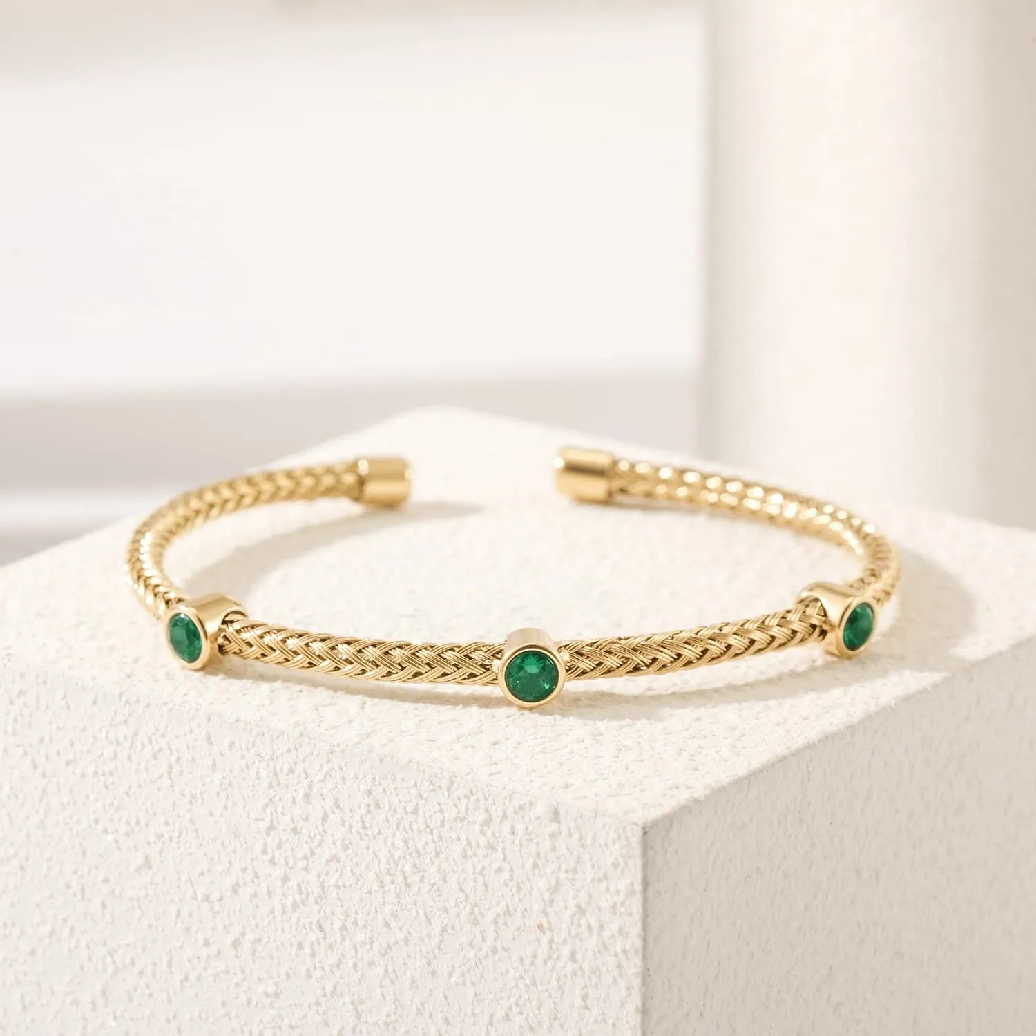 Gemstone Cuff Bracelets