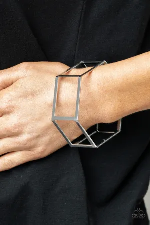 Gen HEX - Silver - Paparazzi Bangle Bracelet