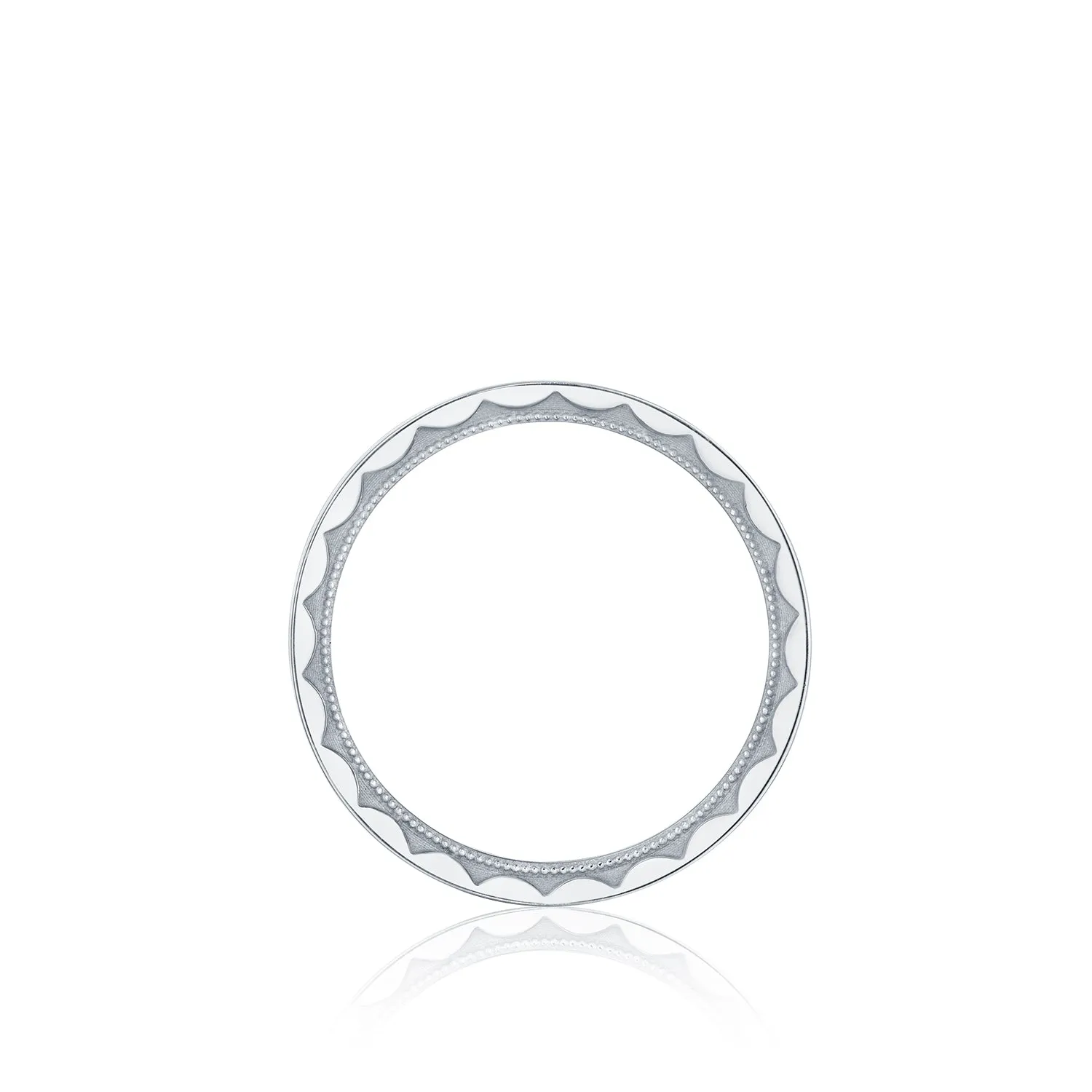 Gents 6mm Milgrain Wedding Band