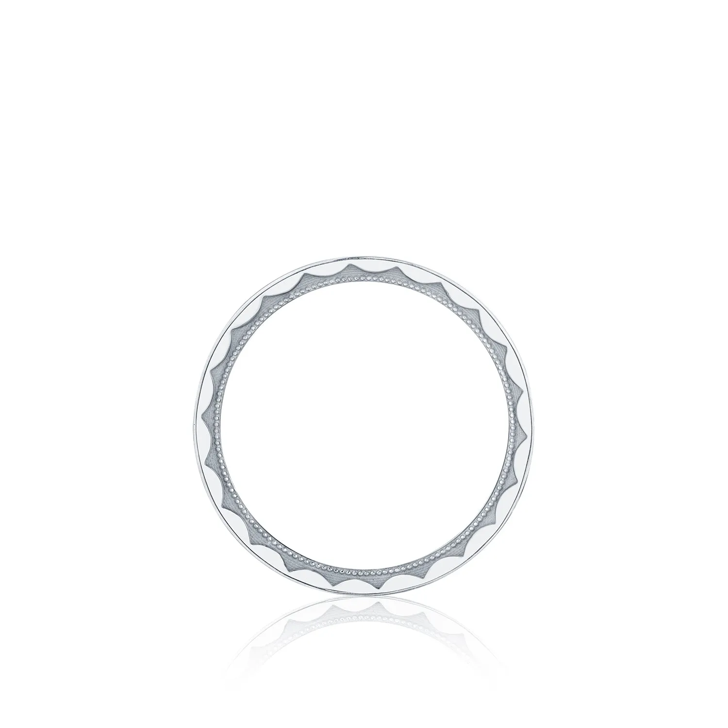 Gents 7mm Milgrain Wedding Band