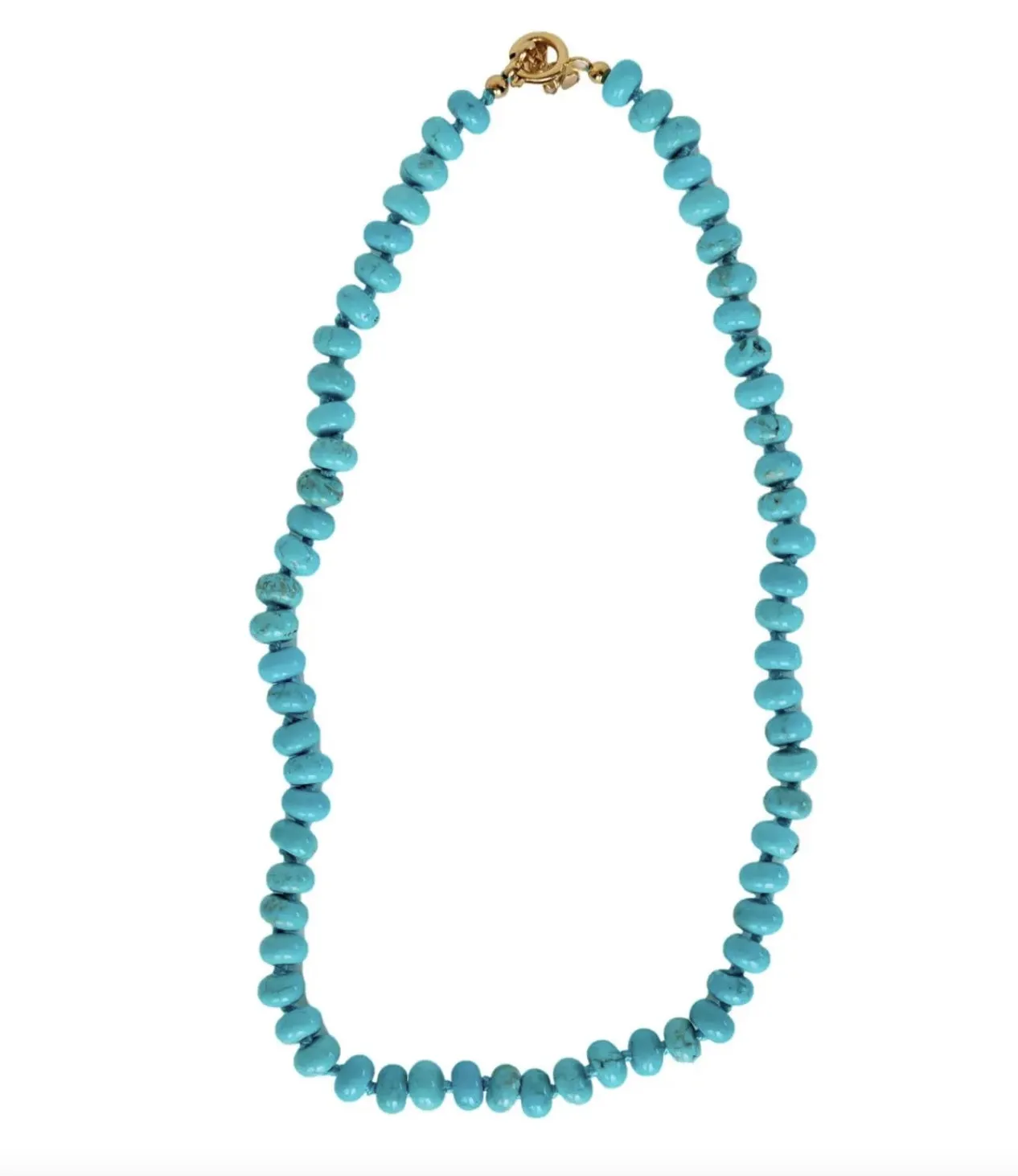 Genuine Turquoise Choker Candy Necklace