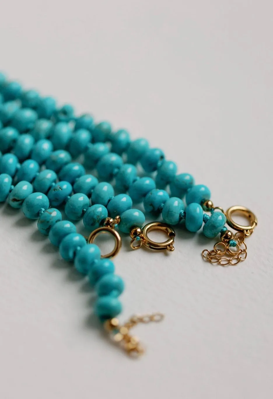 Genuine Turquoise Choker Candy Necklace