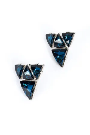 Geo Gem Cluster Earrings