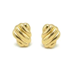 GOLD CLIP-ON EARRINGS #SQ09131ECG (GF1/KF3)