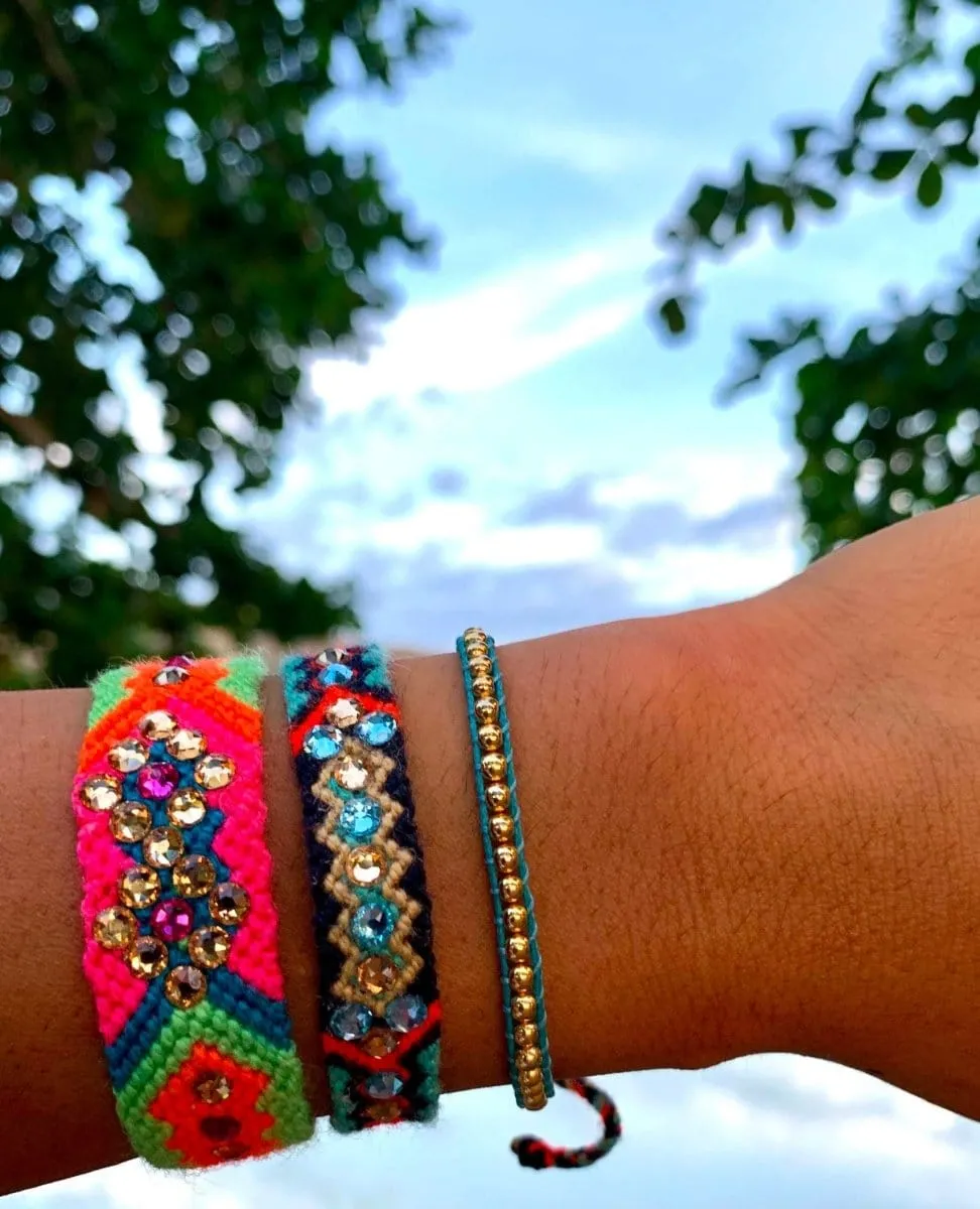 Gold Power Bracelet Blue