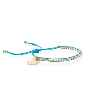 Gold Power Bracelet Blue