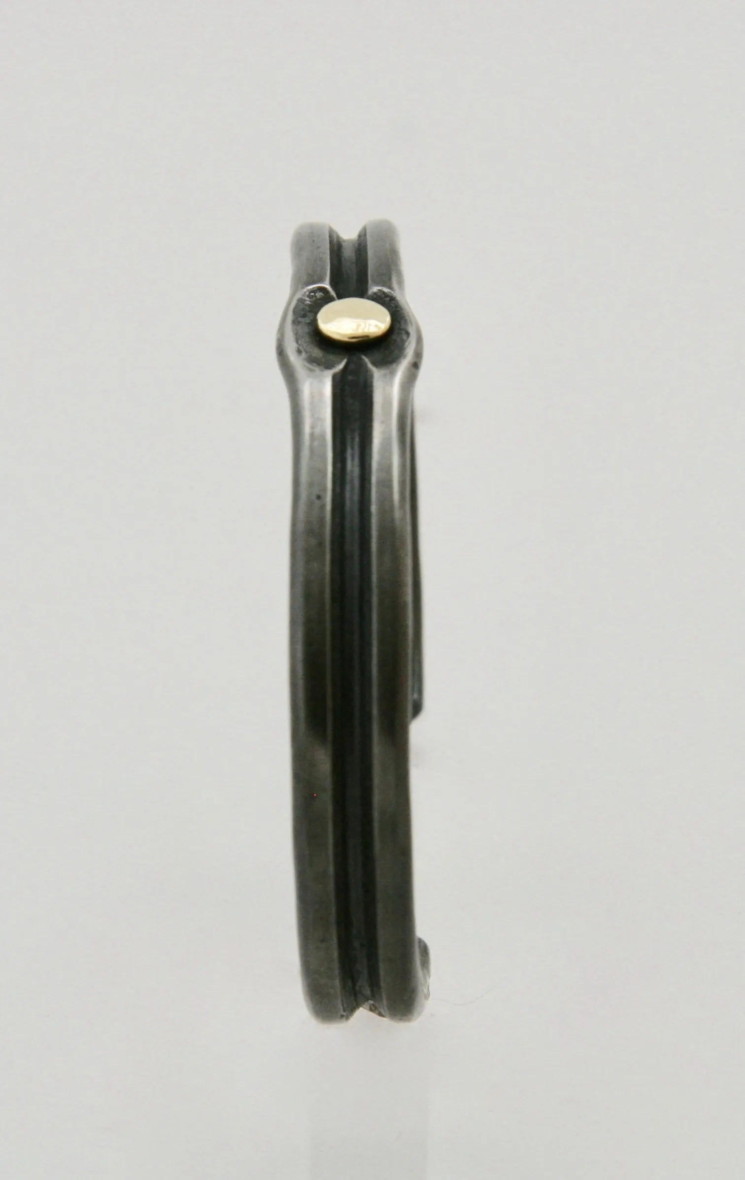 Gold Rivet Cuff Bracelet: Men & Women